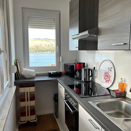 Sunny Deluxe With 2 Ac And Seaview - 50 M From Sandy Διαμέρισμα Pag Town